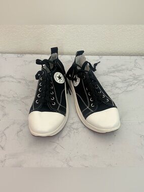 Fashion classic wear jeans super style sneakers Shoes Womens 8 Mid Lace Up